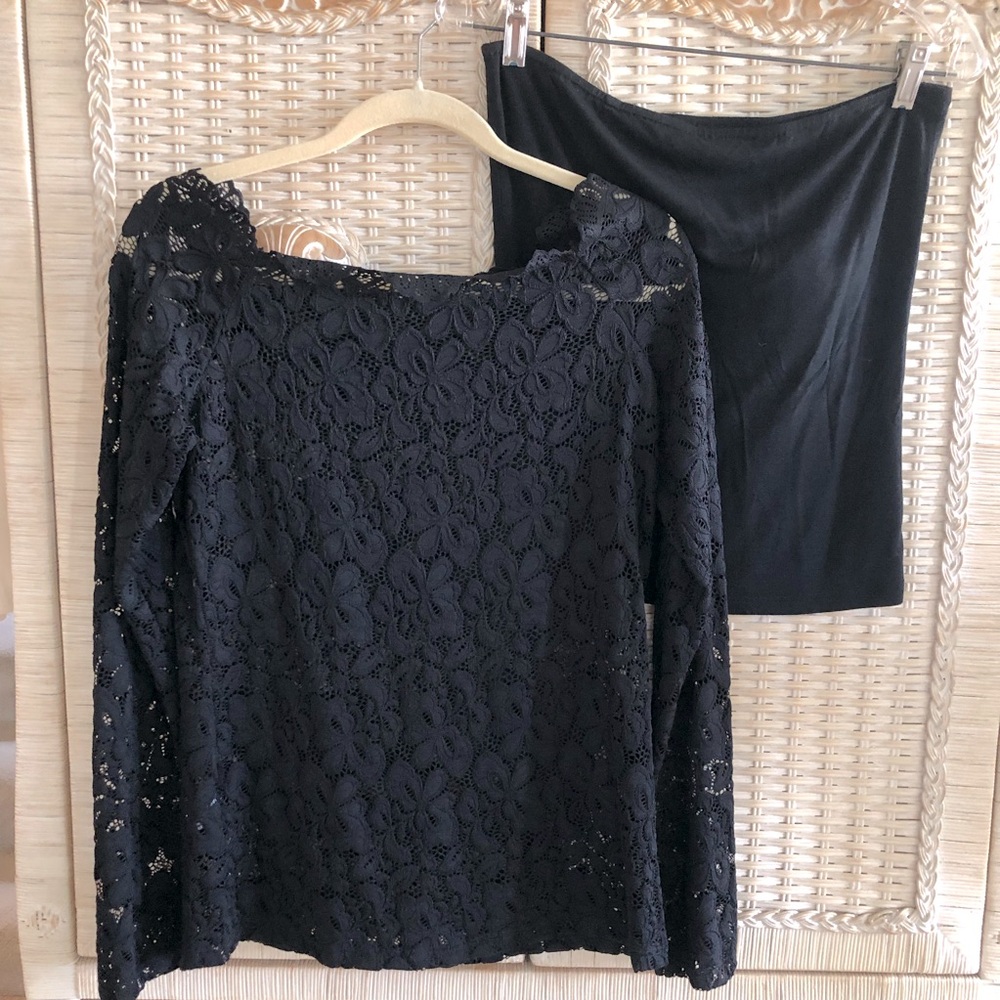 Pattiboutik  Lace Top 2 Pc.